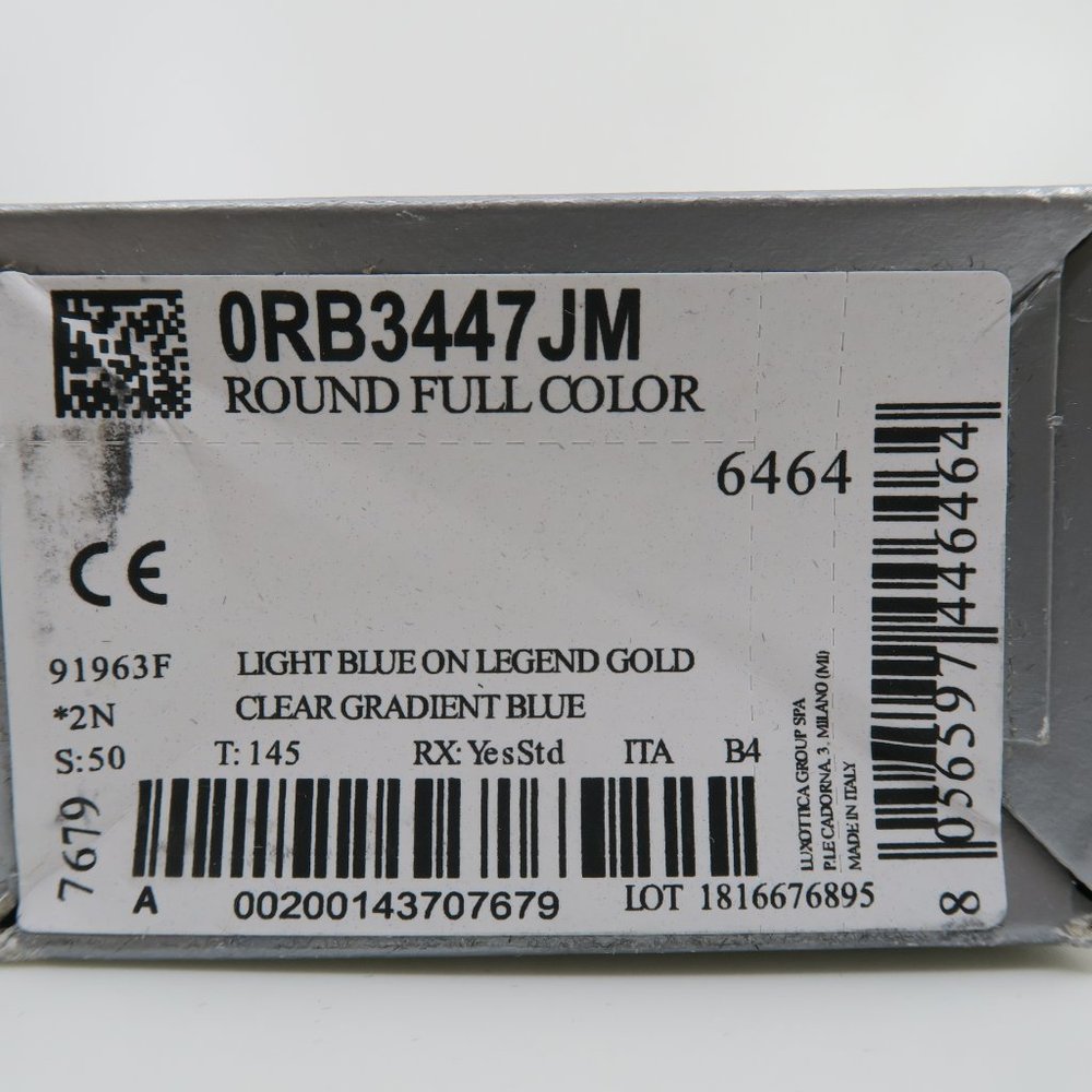 Ray-Ban RB 3447JM 9196/3F ROUND METAL Full Color - Picture 8 of 9